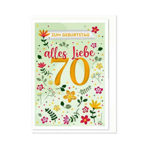 Geburtstagskarte Zahl 70 4057319080359