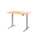 Schreibtisch Basic Maße: 1.200 x 640 x 1.290 x 800 mm ahorn