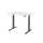 Schreibtisch elektr.höhenv. weißGraphit