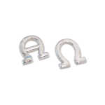 Verzierornament Alpha-Omega silber