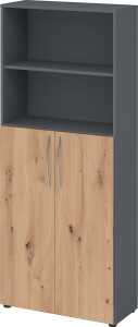 Flügeltürenschrank Graphit/Asteiche 4032062305430