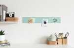 SIGEL GL123 Glas-Magnettafel Artverum - aquamarin - 12 x 78 x 1,50 cm