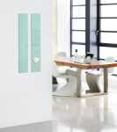 SIGEL GL123 Glas-Magnettafel Artverum - aquamarin - 12 x 78 x 1,50 cm