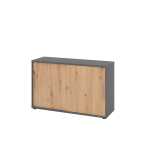 Schiebetürenschrank Graphit/Asteiche 4032062304808