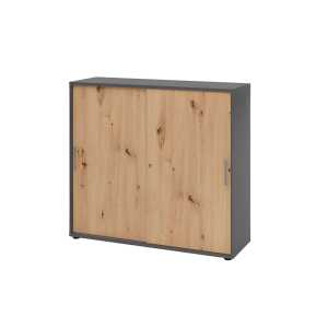 Schiebetürenschrank Graphit/Asteiche 4032062304853