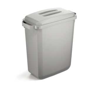 Abfallsammler+Deckel PP im SET 60 L grau