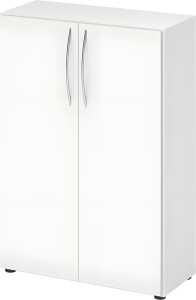 Flügeltürenschrank 3OH Weiß/ Weiß
