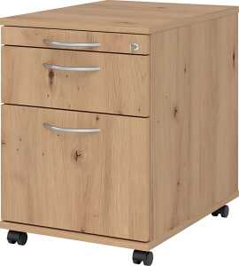 Rollcontainer 42,8x58x59cm Asteiche