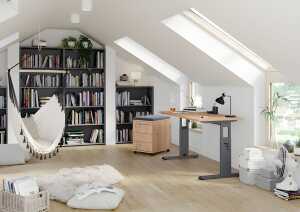 Rollcontainer 42,8x58x59cm Asteiche 4032062192597