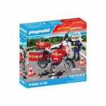 playmobil Feuerwehrmotorrad, am Unfallort mit...