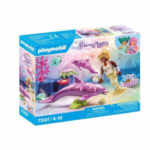 playmobil Princess Magic Meerjungfrau mit Delfinen, ab 4 Jahren