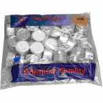 Teelichte Brenndauer 8h 50 Stück, Brenndauer 8 Stunden