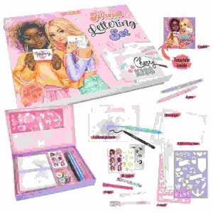 Briefbox-Set TOPModel Handlettering 40teilig, Inhalt: 10 Briefblätter,