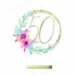 Zahlenkarte 50. Geburtstag Eulzer 4016723087507