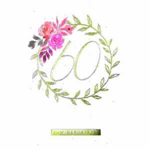 Zahlenkarte 60. Geburtstag Eulzer 4016723087606