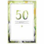 Zahlenkarte 50. Geburtstag Eulzer 4016723099500