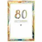 Zahlenkarte 80. Geburtstag Kurt Eulzer 4016723099807