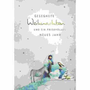 Weihnachtskarte Ein friedvolles Neues Jahr