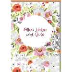 Grußkarte Midi Blumen 4016723454576