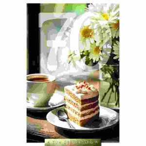 Zahlenkarte 70. Geburtstag Kurt Eulzer 4016723541467