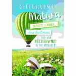 Glückwunschkarte Matura/Ballon