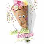 Glückwunschkarte Geburtstag/Blumenstrauß