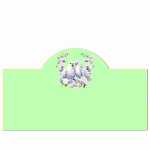 Tischkarte Hochzeit mit Tauben