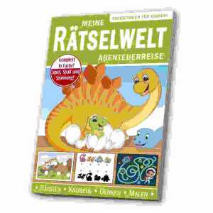 Meine Rätselwelt Abenteuerreise Jungs, 96 S mit Rätseln, 16,5x23,5cm