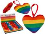 OOTB Plüschherz in Regenbogenfarben Pride