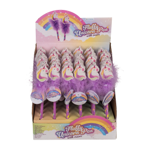 OOTB Bleistift mit Radiergummi Flauschiges Einhorn