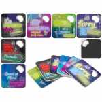 Untersetzer mit Flaschenöffner 9,5cm, 6fach sortiert