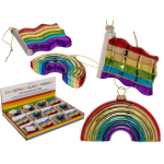 OOTB Glasanhänger für den Weihnachtsbaum Pride
