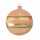 Weihnachtskugel 6cm apricot glanz, mundgeblasen