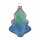Christbaumschmuck Baum 8cm Usambara, mundgeblasen, 2 farbig