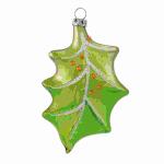 Christbaumschmuck Ilexblatt 12cm wiesengrün,...