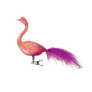Christbaumschmuck Paradiesvogel 11cm hummer, mundgeblasen