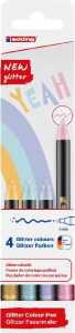 Edding Fasermaler Glitzer 1200 3 mm 4er-Set