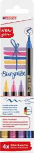 Edding Pinselstift Glitzer 1340 1-6 mm 4er-Set