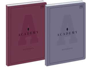 Hardcover-Notizbuch A4 kariert 96 Blatt 90g/m² Akademie