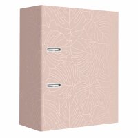 Interdruk Ordner A4 75mm 2 Ringe Metallic Rose Gold Monstera