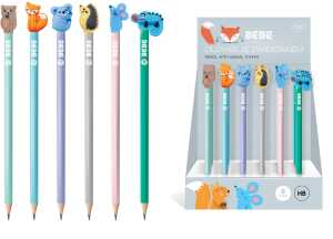 Interdruk Bleistift mit Topper BeBe (1 Stück ohne Motivauswahl)
