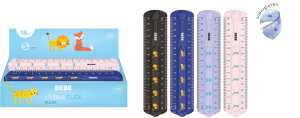 Interdruk Flexibles biegsames Lineal 15cm BeBe Kinder in 4 Motiven