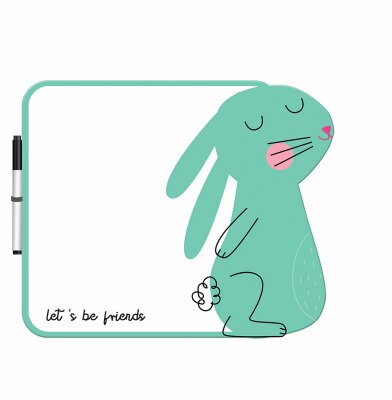 Interdruk Trocken abwischbare Weißwandtafel Whiteboard-Tafel BeBe Rabbit