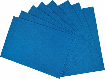 Interdruk Bastelfilz blau 8 Blatt