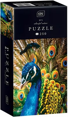 Interdruk Puzzle 250 Teile Bunte Natur 1 Pfau