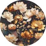 Interdruk Puzzle 500 Teile runde Blumen 1