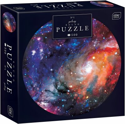 Interdruk Puzzle 500 Teile Runde Galaxie 1