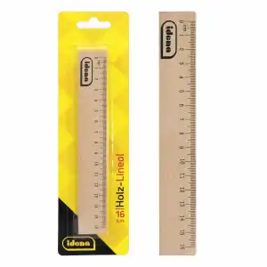 Idena Holzlineal 16cm FSC 100% IDENA