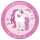 Partyteller Einhorn D21cm wiederverwendbar,, Procos PROCOS