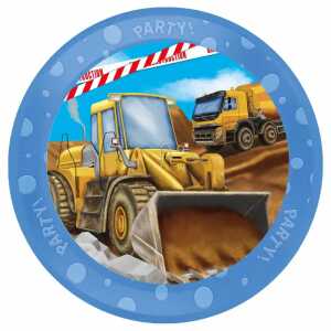 Partyteller Construction D21cm, wiederverwendbar,, Procos PROCOS